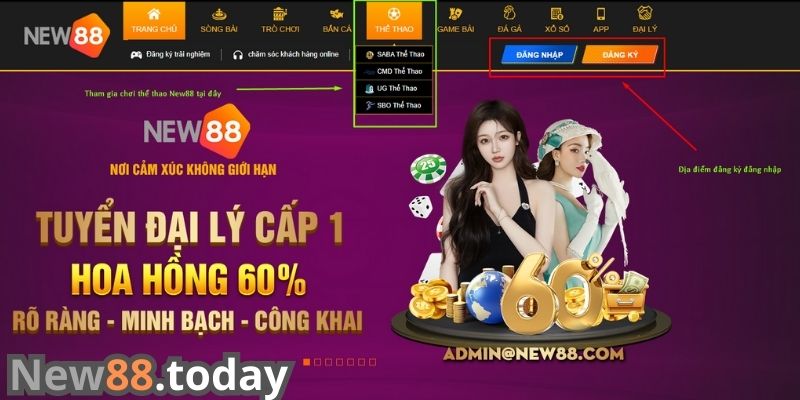 Hướng dẫn tham gia cá cược thể thao tại NEW88 Hướng dẫn tham gia cá cược thể thao tại NEW88
